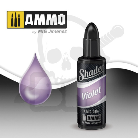 Ammo Mig 0859 Farba cieniująca Violet Shader
