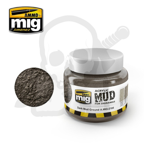 Ammo Mig 2104 Acrylic Mud Dark Mud Ground 250ml