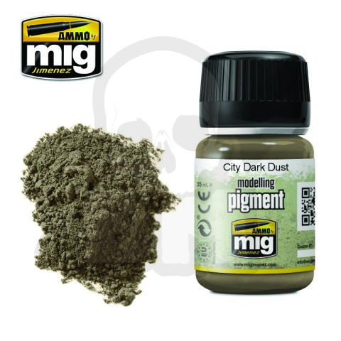 Ammo Mig 3028 Pigment City Dark Dust 35ml pigments