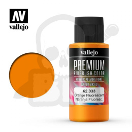 Vallejo 62033 Premium Airbrush Color 60ml Orange Fluo