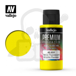 Vallejo 62031 Premium Color 60ml Yellow Fluo