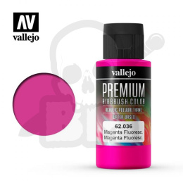 Vallejo 62036 Premium Airbrush Color 60ml Magenta Fluo