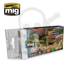 Ammo Mig 7154 Farby Futuristic Warzone Scenarios Color
