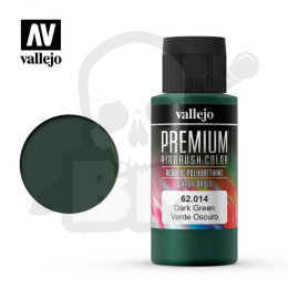 Vallejo 62014 Premium Airbrush Color 60ml Dark Green