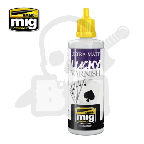 Ammo Mig 2050 Ultra-Matt Lucky Varnish lakier 60ml