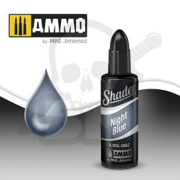 Ammo Mig 0862 Farba cieniująca Night Blue Shader