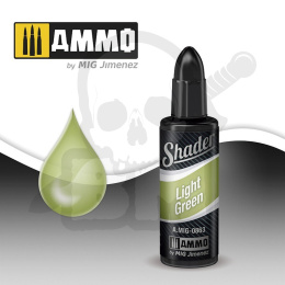 Ammo Mig 0863 Farba cieniująca Light Green Shader