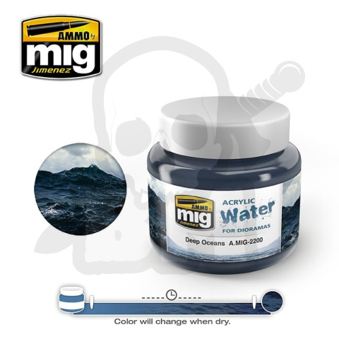 Ammo Mig 2200 Deep Oceans 250ml waters