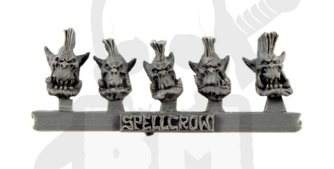 Głowy orków zabójców 10 szt. ork orki Orcs Slayers Heads