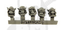 Orkowe głowy typu Piloci 10szt. Orcs Heads ork
