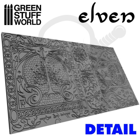 Rolling Pin Elven wałek do odciskania tekstur