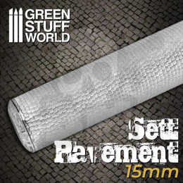 Rolling Pin Sett Pavement 15mm wałek do odciskania tekstur