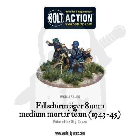 Fallschirmjager 81mm medium mortar team (1943-45)