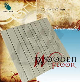 Wooden Floor - Drewniana podłoga 75x75 mm podstawka