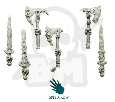 Frost Weapons - 6 szt. lodowe bronie miecze topory