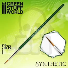 Green Series Synthetic Brush - Size 1 pędzelek
