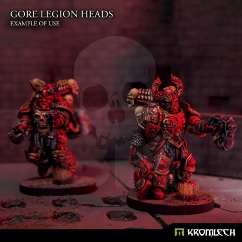 Gore Legion Heads - 10 szt. Space Marines Chaosu