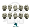 Hełmy Kosmicznych Rycerzy 10 szt. Space Knights Helmets Marines WH40K