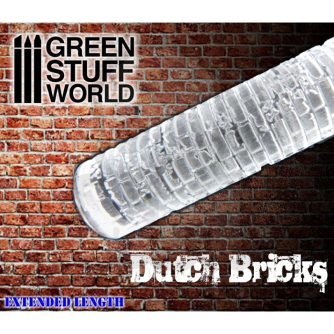 Rolling Pin Dutch Bricks wałek do odciskania tekstur