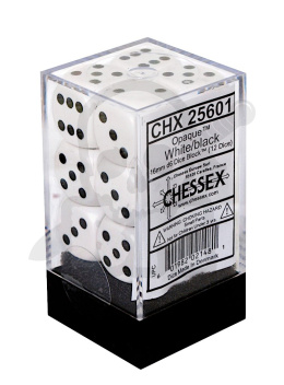 Kostki K6 16mm White Chessex 12szt. kość kostka