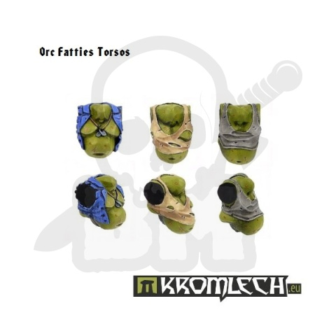 Orc Fatties Torsos - 6 szt. ork orki torsy