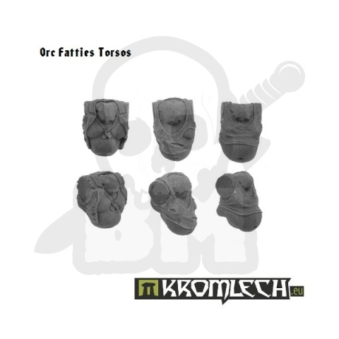 Orc Fatties Torsos - 6 szt. ork orki torsy