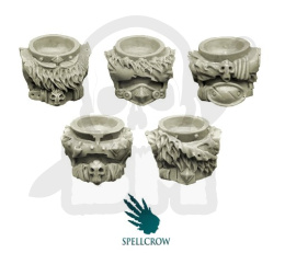 Torsy wilczych rycerzy Wilki 5 szt. Feral Wolves Space Knights Torsos