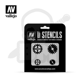 Vallejo ST-SF001 Szablon Gear Marks
