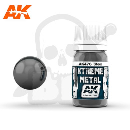 AK Interactive AK476 Xtreme Metal Steel 30ml