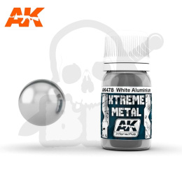 AK Interactive AK478 Xtreme Metal White Aluminium 30ml