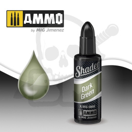 Ammo Mig 0866 Farba cieniująca Dark Green Shader
