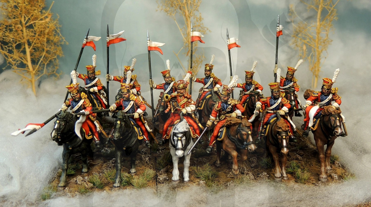 French Napoleonic Imperial Guard Lancers 12szt.