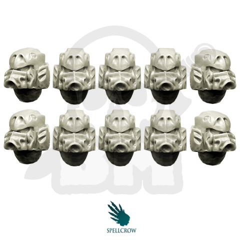 Główki wojowników Chaosu 10 szt. Primarines Helmets