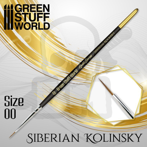 Green Stuff GOLD SERIES Kolinsky Brush - Size 00