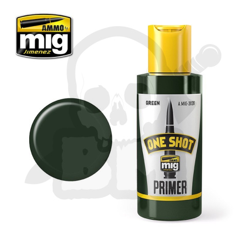 Ammo Mig 2028 One Shot Primer Green 60ml