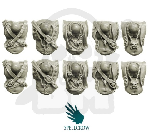 Freebooters Orcs Torsos - Torsy orkowych piratów 10 szt.