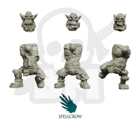 Orkowe ciała z bionicznymi implantami Orc Bodies with bionic Implants