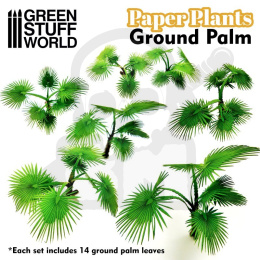 Paper Plants - Ground Palm - papierowe rośliny