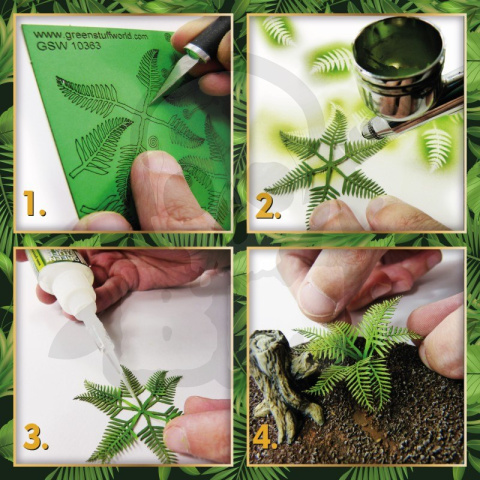 Paper Plants - Burdock - papierowe rośliny łopian