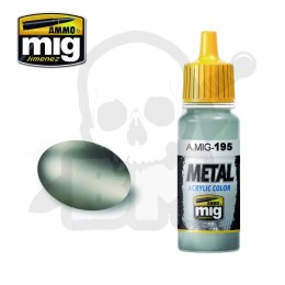 Ammo Mig 0195 Farba Metallic Silver 17ml