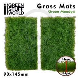 Grass Mat Cutouts - Green Meadow - mata trawiasta