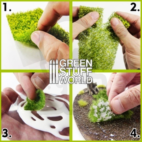 Grass Mat Cutouts - Purple Meadow - mata trawiasta