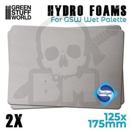Green Stuff Wet Palette Hydro Foams x2