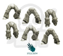 Kosmiczni rycerze Salamandry marines / nogi 6 szt. Salamandra / Dragons Knights Legs
