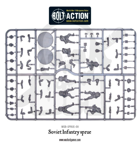 Russian Soviet Army - 16 żołnierzy + broń