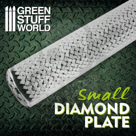Rolling Pin Diamond Plate - Small wałek do odciskania tekstur