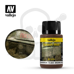 Vallejo 73805 Weathering Effects 40 ml Brown Splash Mud