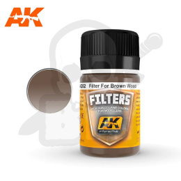 AK Interactive AK262 Dark filter for wood 35ml