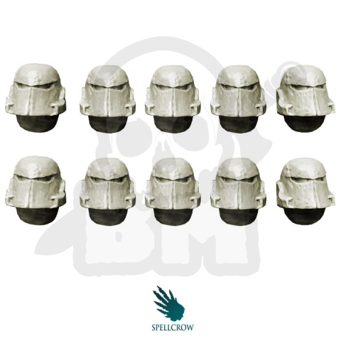 Hełmy Kosmicznych Rycerzy 10 szt. Corroded Helmets