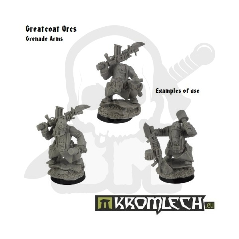Greatcoats Grenade Arms - 5 szt. ork orki orc